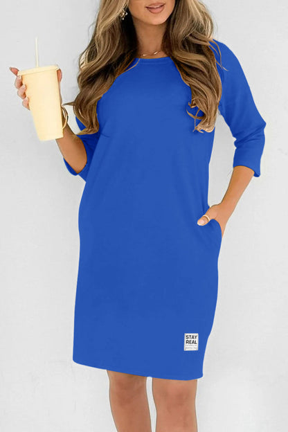 Women's Round Neck Casual Dress