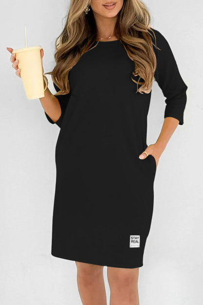 Women's Round Neck Casual Dress