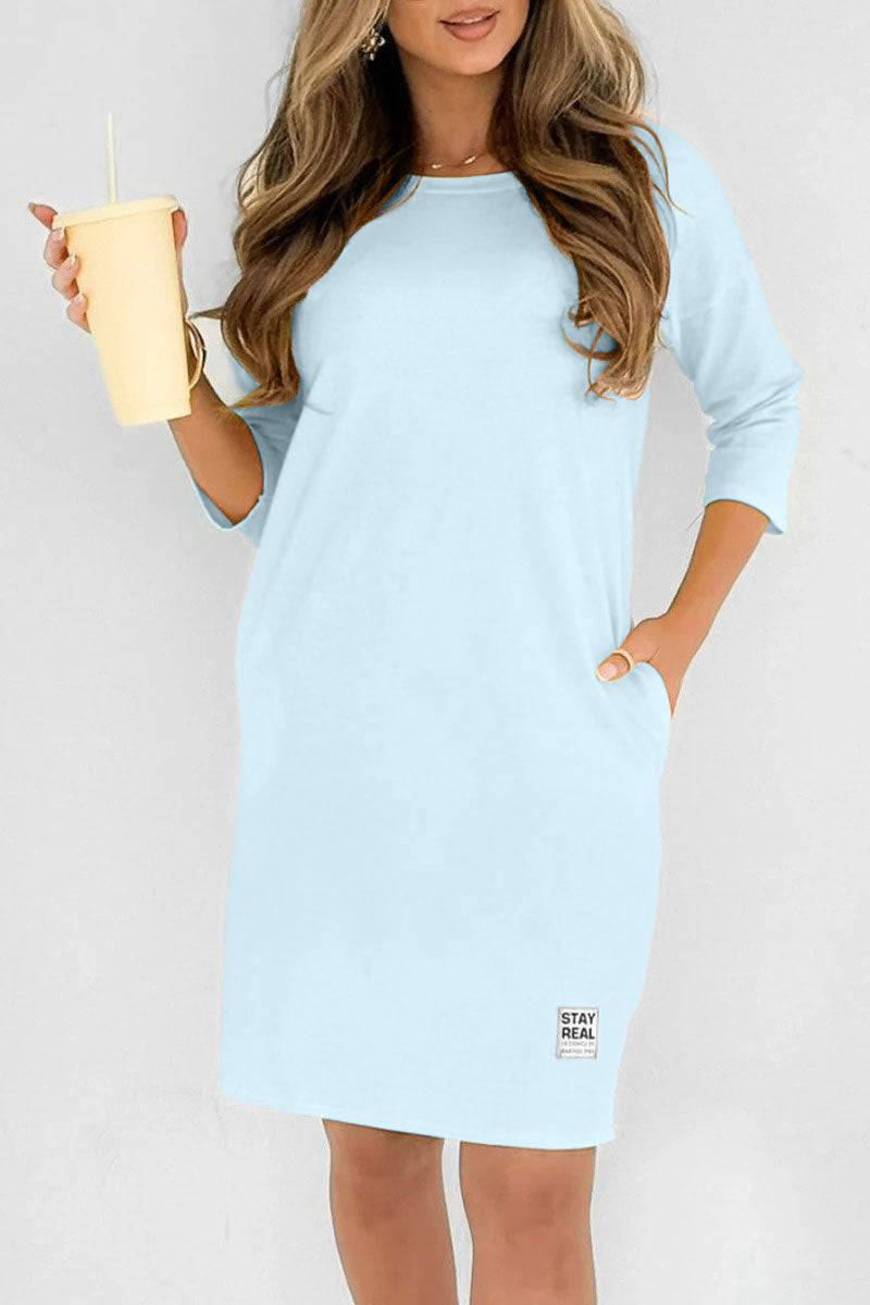 Women's Round Neck Casual Dress