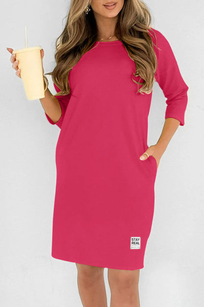 Women's Round Neck Casual Dress