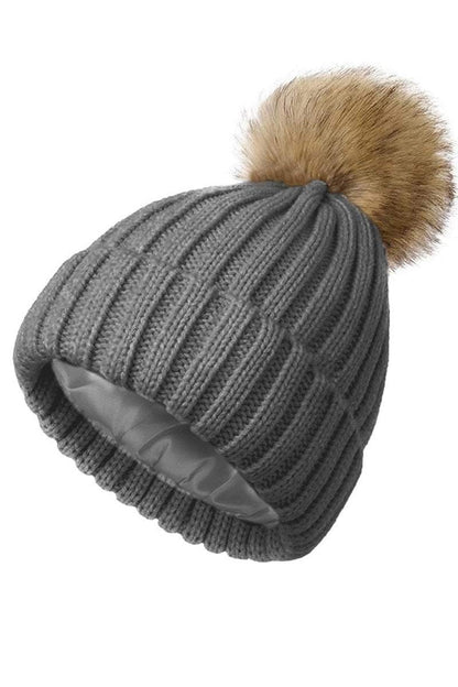 Women's Autumn and Winter Reverse Brimless Knitted Hat