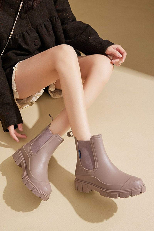 Women's Wear-resistant, Waterproof, Anti-skid Mid-low-top Rain Boots