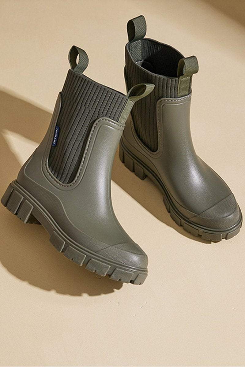 Women's Wear-resistant, Waterproof and Non-slip Mid-tube Rain Boots