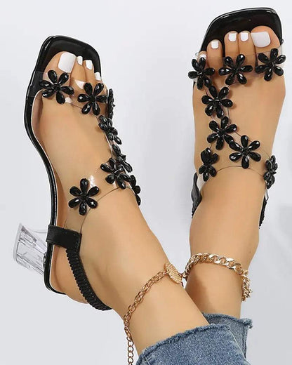 women's summer strappy sandals rhinestone high heels