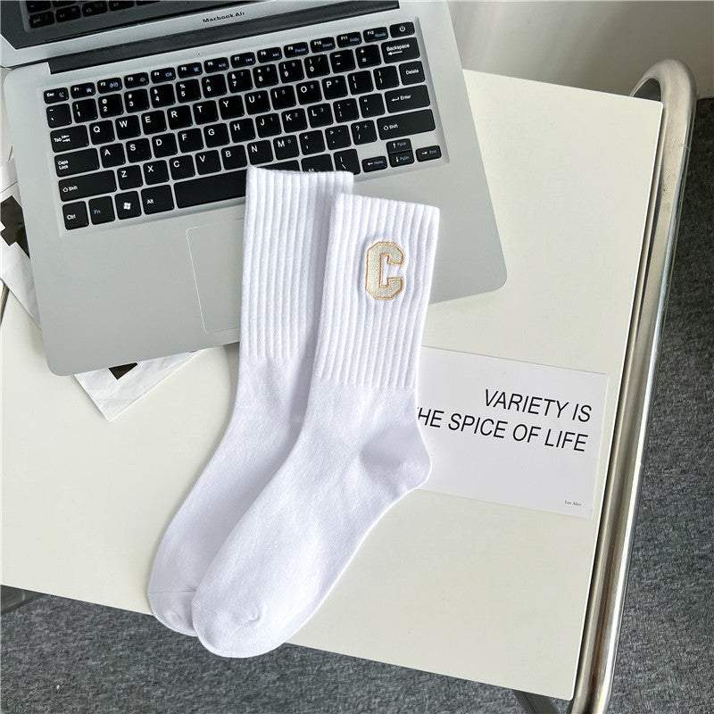 Socks women's socks autumn and winter cotton deodorant sports women's stockings