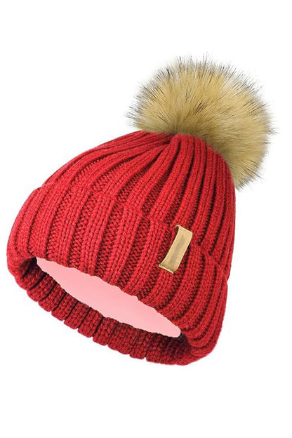 Women's Autumn and Winter Reverse Brimless Knitted Hat