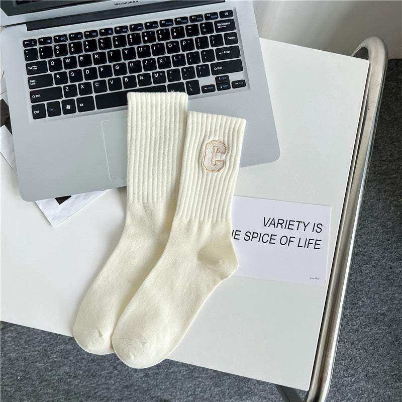 Socks women's socks autumn and winter cotton deodorant sports women's stockings